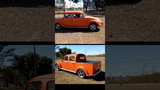 Volkswagen Fuscas Modificados  Perua  Pickup  4 Portas shortsfeed fusca volkswagen [upl. by Chaffinch]