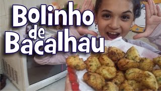 Como fazer Bolinho de Bacalhau [upl. by Ysor]