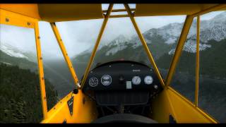 Bella Coola to Taleomey River  FSX bush flying 1 [upl. by Dahsraf]