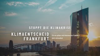 Pressekonferenz und Startschuss – Klimaentscheid Frankfurt [upl. by Cymbre]