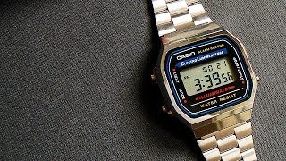 Casio A168W1 Electro Luminescence [upl. by Guidotti792]