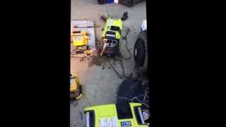 Ryobi generator break in [upl. by Rodenhouse]