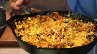 Beef And Noodle Casserole Talerine Easy Week Night Meal [upl. by Garratt]