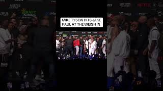 Mike Tyson SLAPS Jake Paul [upl. by Hales]