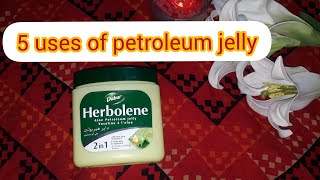 top 5 beauty hacks of petroleum jelly by khadijauses of petroleum jelly in daily life [upl. by Macri]