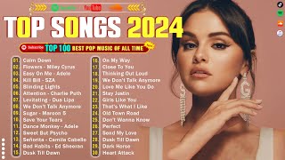 Selena Gomez Rihanna Taylor Swift The Weeknd Ed Sheeran Justin Bieber Bruno Mars🍀Top Hits 2024 [upl. by Nospmoht357]