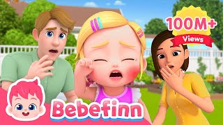 Bebefinns got a booboo 😭  EP70  BooBoo Song for Kids  Bebefinn Sing Along2  Nursery Rhymes [upl. by Davis521]