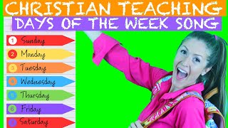 Christian Teaching Songs  Days Of The Week Song  7 Days Of The Week Song [upl. by Milburn]