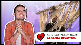 Eurovision 2022 Albania REVAMP Reaction  Ronela Hajati quotSekretquot [upl. by Cline]