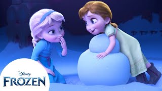 Elsa amp Annas Snow Scenes  Frozen [upl. by Ymot]