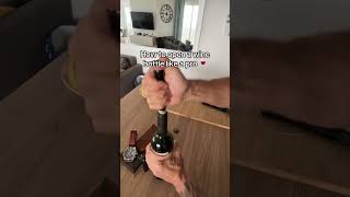 Open a wine bottle like a pro 🍷 [upl. by Reyam]