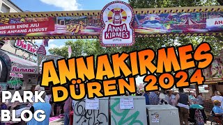 🎡 Annakirmes 2024 Das größte Volksfest in Düren 🎢  ParkBlog [upl. by Grubman248]