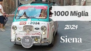 Mille miglia 2024 Classic Car Rally in Tuscany 2024614 【SIENA】 [upl. by Hurwitz]