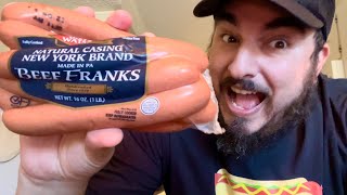 Dietz amp Watson Hot Dog Review  Taste Test [upl. by Cristen]