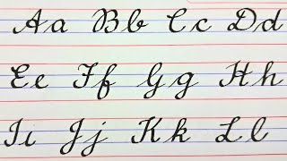 cursive writing a to z capital and small letters for beginners Cursive कैसे लिखे cursivewriting [upl. by Aja613]