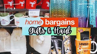 Home Bargains Haul  Gift Ideas  VLOGTOBER DAY 21 [upl. by Beller]