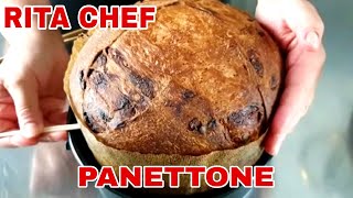 PANETTONE CON IMPASTO UNICO🎄RITA CHEF  Dolce tipico del Natale [upl. by Burgener]