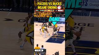 Bucks vs Pacers game 3 Ending was INSANE🍿 [upl. by Kaazi]