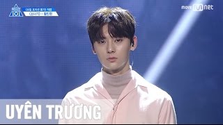 VIETSUB Produce 101 Downpour  Hwang Minhyun Focus Fancam [upl. by Ledairam]