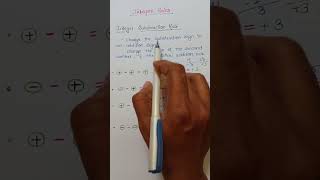 Integer rules for substractionMaths Resolution shortfeeds short youtubeshort maths [upl. by Eirolav]