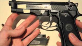 Beretta M9 Service Pistol  Model 92 Review [upl. by Arne]