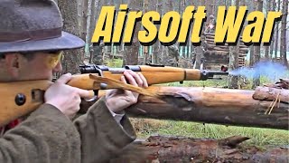 Airsoft AGM MG42  Tanaka Kar98k [upl. by Asiat]