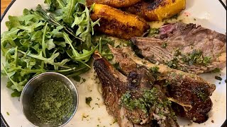 Lamb Shoulder Blade Chops with Mint Sauce [upl. by Nivart]