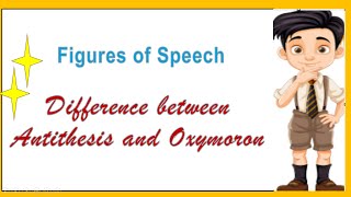 Difference between Antithesis and Oxymoron differenceoxymoronantithesis [upl. by Corder]