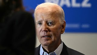 ‘So cooked’ Joe Biden slammed for heavily slurring during speech with Kamala Harris [upl. by Eldoree]