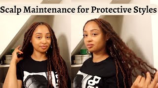 Scalp Care During A Protective Style  No More Itching [upl. by Ahsied]