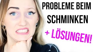 3 PROBLEME beim SCHMINKEN  LÖSUNGEN  TheBeauty2go [upl. by Aremaj]