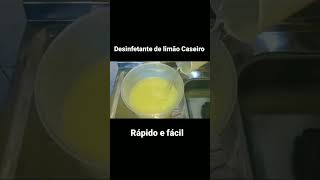 Como fazer desinfetante de limão Caseiroshorts desinfetantelimãor receitinhas [upl. by Serles979]