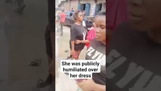 Aba Residents Publicly Humiliated Lady over her dress [upl. by Ihsakat353]