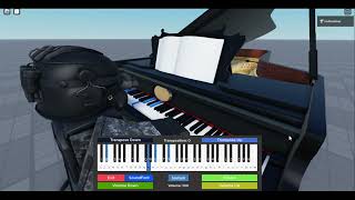 The Caretaker  Its Just a Burning Memory  Roblox Piano [upl. by Ahsinert]