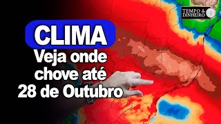 Previsão do tempo com chuvas no centrosul até o dia 28  informa Ronaldo Coutinho [upl. by Semadar]