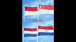 INDONESIASINGAPORE VS NETHERLANDSPARAGUAY shor geography battle asiancountry [upl. by Eteragram]