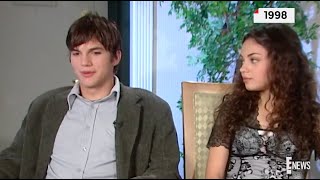 Ashton Kutcher and Mila Kunis interview 1998 [upl. by Micaela]