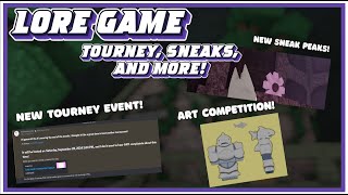 Lore Game  Covering NEW Sneak Peaks Art Competition and More [upl. by Elda]