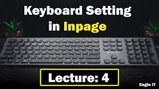 How To Change KeyBoard Layout Setting in inpage urdu tutorial [upl. by Gypsy]