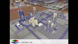 Rare Seen 3D Olefins Refinery Plant Model [upl. by Alyahsal]