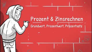 Prozent und Zinsrechnen  Grundwert Prozentwert Prozentsatz [upl. by Shaff659]