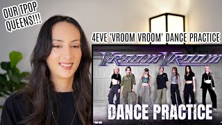 4EVE  VROOM VROOM Prod by URBOYTJ  Dance Practice REACTION ENGTHAI SUBS [upl. by Etteuqal]