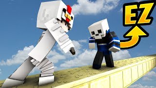 minimichecker vs ragender Flootastisch  1vs1 in PvP und Bedwars  Minecraft Bedwars [upl. by Bergstrom747]