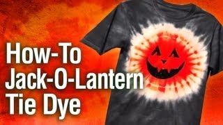 HowTo JackOLantern Tie Dye Tshirt [upl. by Jackie]