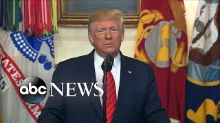 Trump announces death of ISIS leader  ABC News [upl. by Macegan]