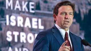 DeSantis says Florida helped send weapons to Israel [upl. by Massiw]