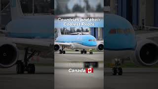 Countries and their Coolest Pilots aviation shorts plane boeing avgeek fyp feed fypシ゚ [upl. by Hazmah]