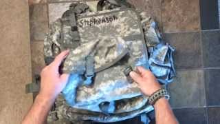 Molle US Military Large RuckSack Backpack Overview [upl. by Read]