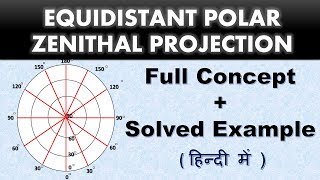 polar zenithal equidistant projection [upl. by Sylvester250]