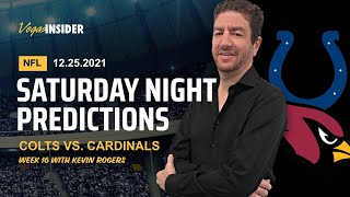 Saturday Night Football Predictions Week 16  NFL Picks and Odds  Colts vs Cardinals [upl. by Evelina]